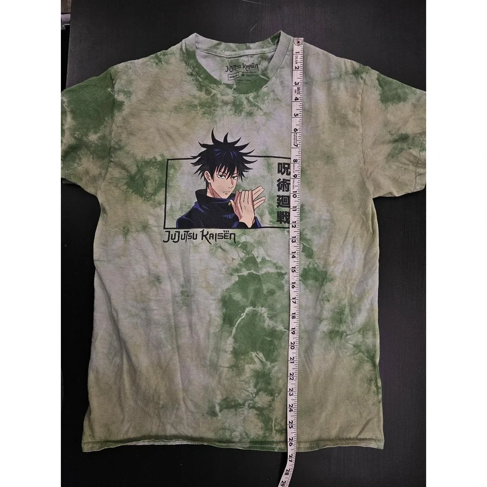 Jujutsu Kaisen Megumi Fushiguro Shirt Mens Medium Tie Dye Graphic‎ Anime Tee